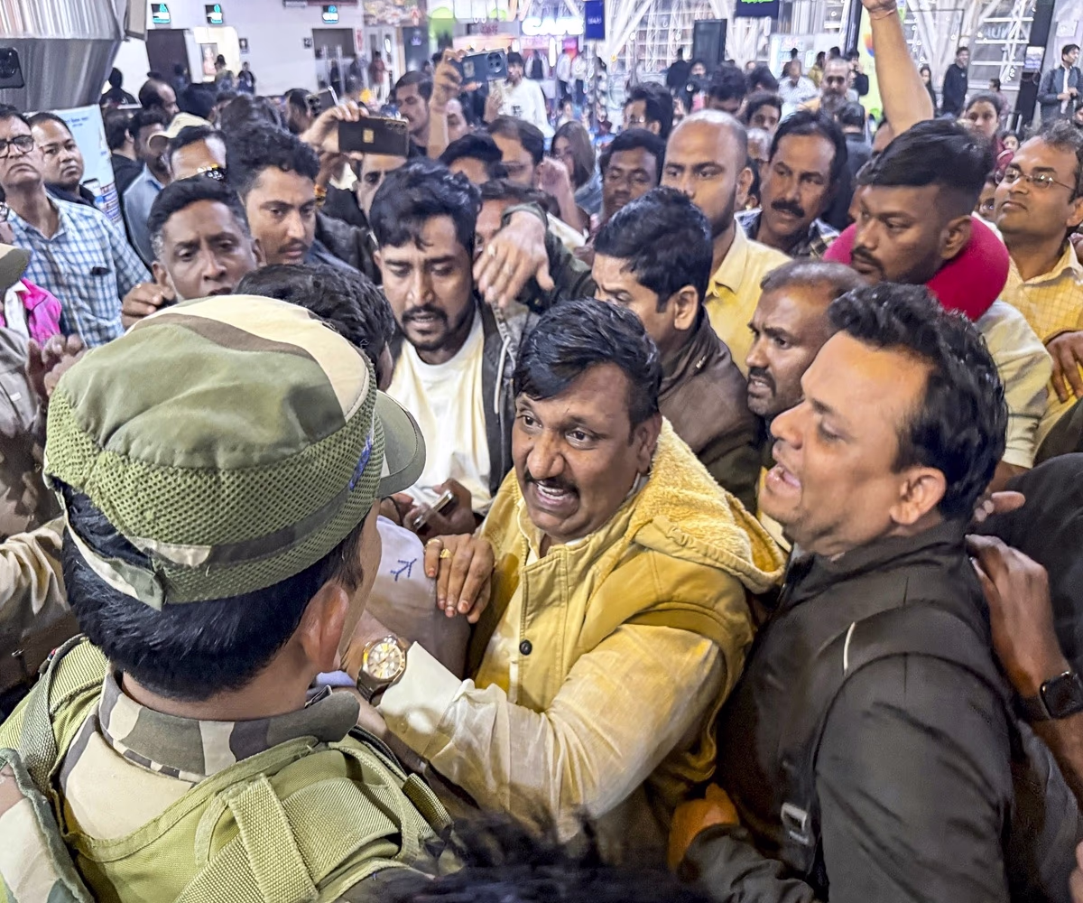 Indigo Airlines cancelled flights today in several cities, increasing public difficulties at airports as anxious people queue, some tearful.
