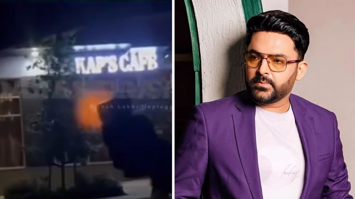 Shooting incident at comedian Kapil Sharma's Kap's Cafe in Surrey, Canada. The assailant was seen firing 10 to 12 rounds from a car. Thankfully, no injuries have been reported.