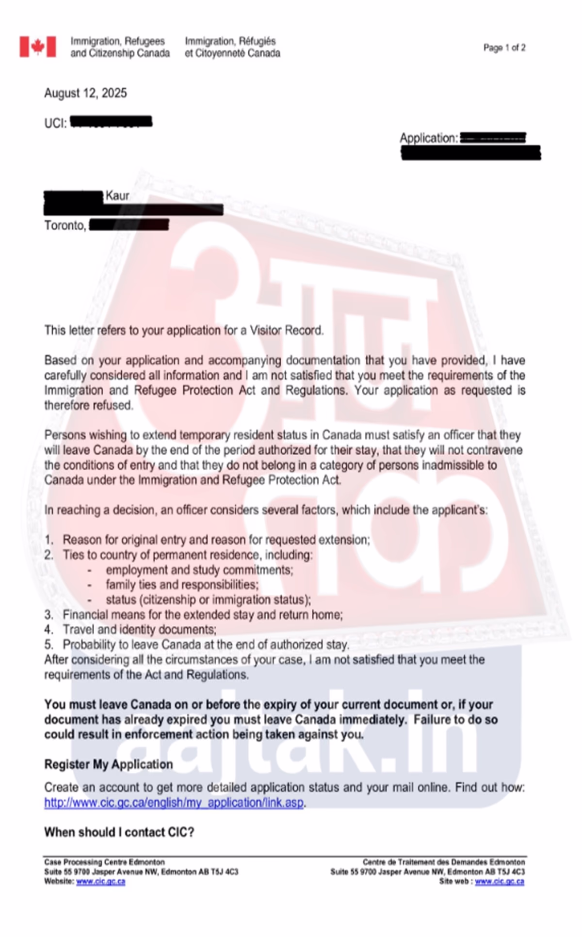 Harpreet Kaur, who arrived in Canada in 2019 dreaming of PR. Despite hard work, her CRS score was only 434 while cutoffs stayed above 500 in 2025.