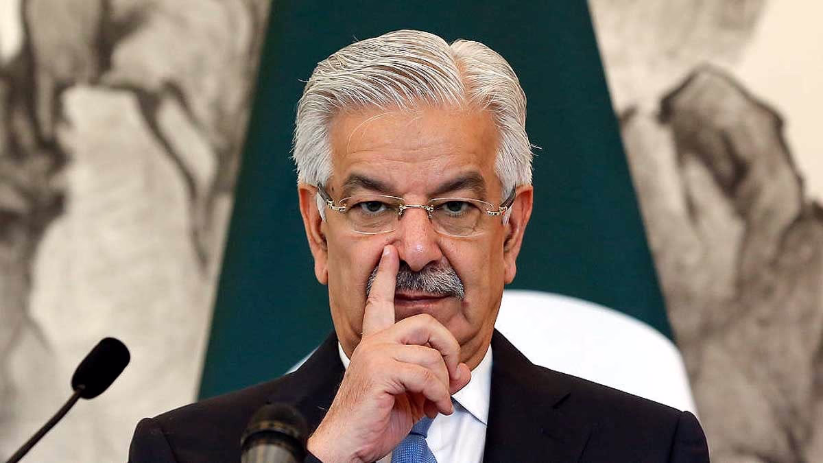 Pakistan's Defense Minister Khawaja Asif. (File Photo: Getty)