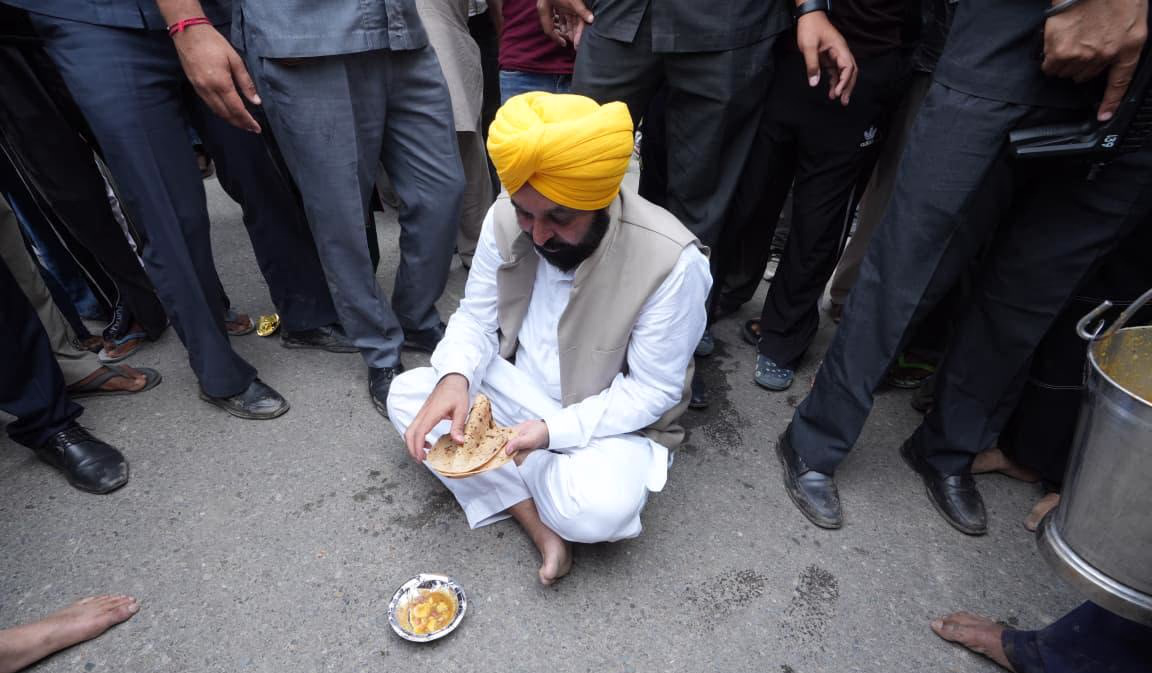 Punjab CM Bhagwant Mann assesses flood zones in Ferozepur