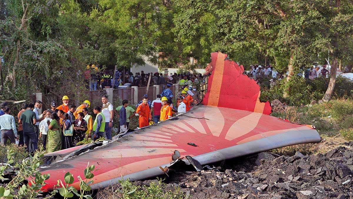 The Air India plane crash occurred in Ahmedabad on June 12 (file photo)