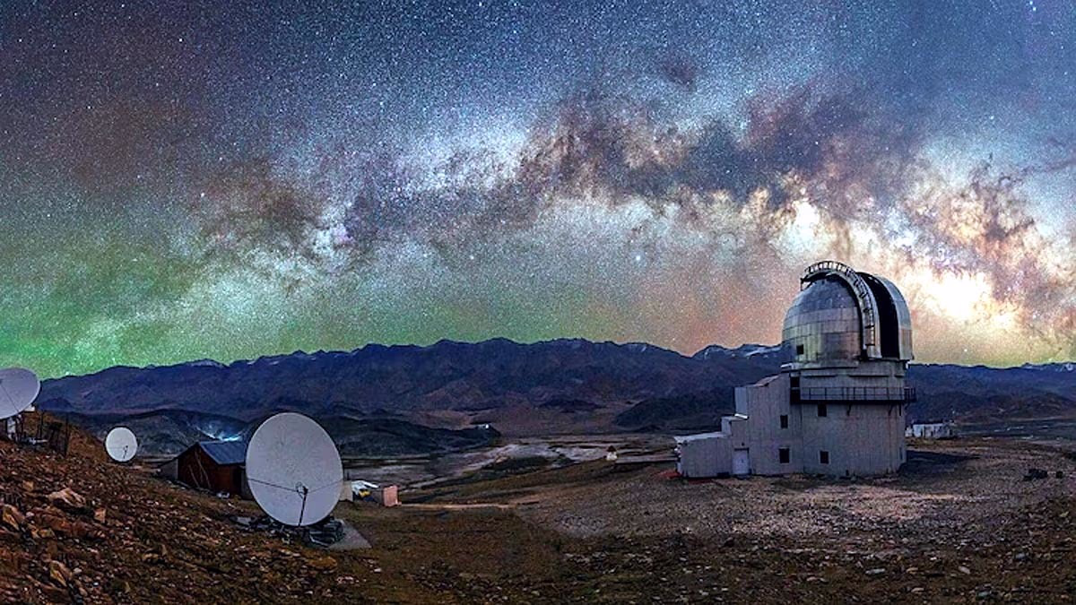 Astronomy and Astrophysics in India with Four Telescopes