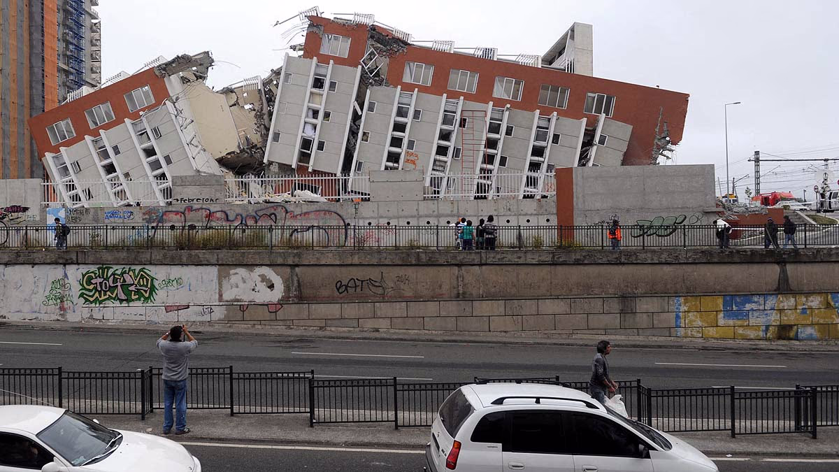 Unexpected strength of an 8.8 magnitude earthquake magnifies destruction