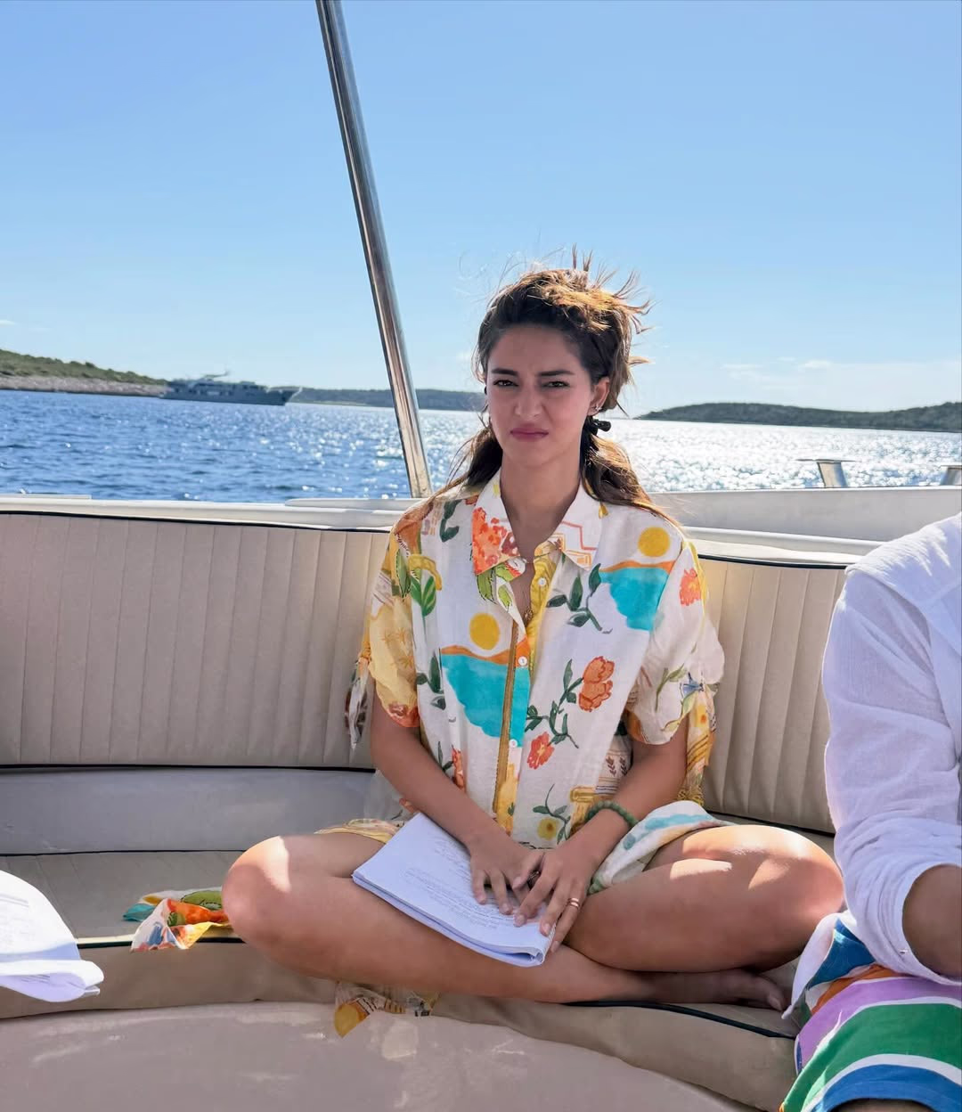 Ananya Panday from Film Set