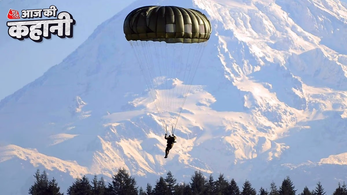 Symbolic image of the first parachute jump (Image: Pexels)