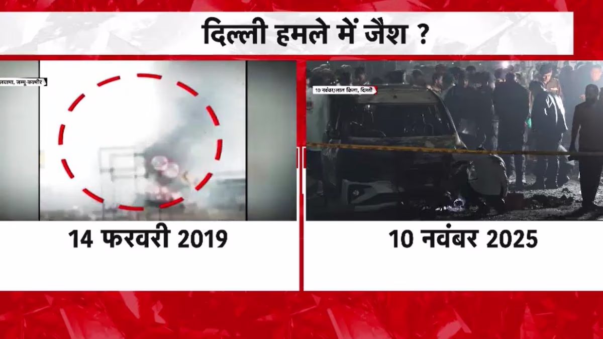 Jaish-e-Mohammad links: a terror module and Shaheen's car containing rifles were found in the Delhi attack.