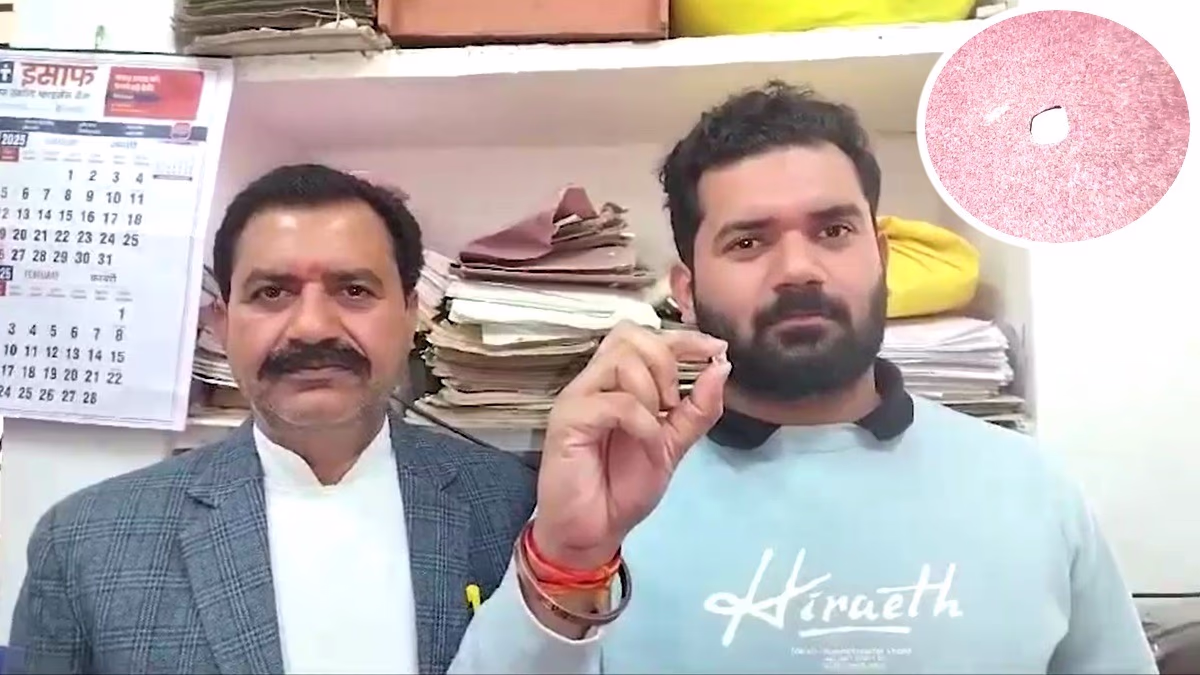 Son of district council vice president showcasing the diamond.