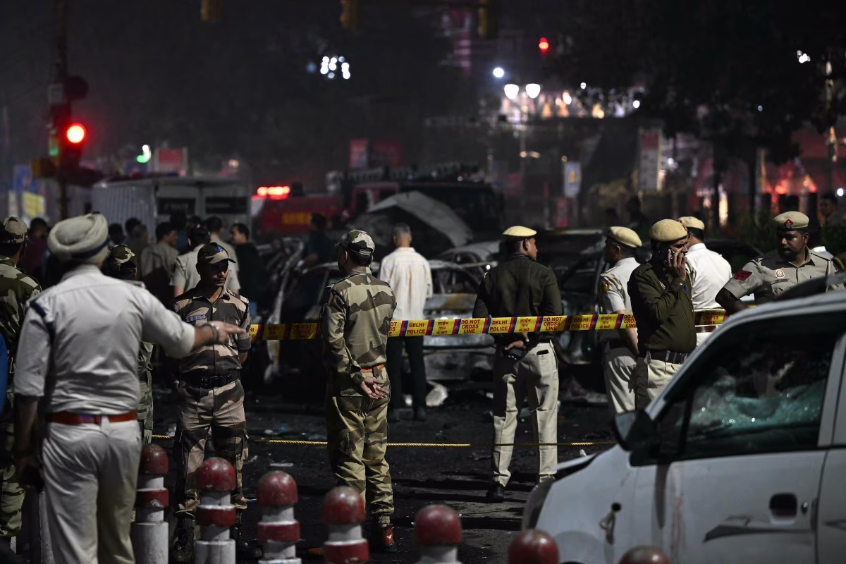 Blast in Delhi (Image credit: AFP)