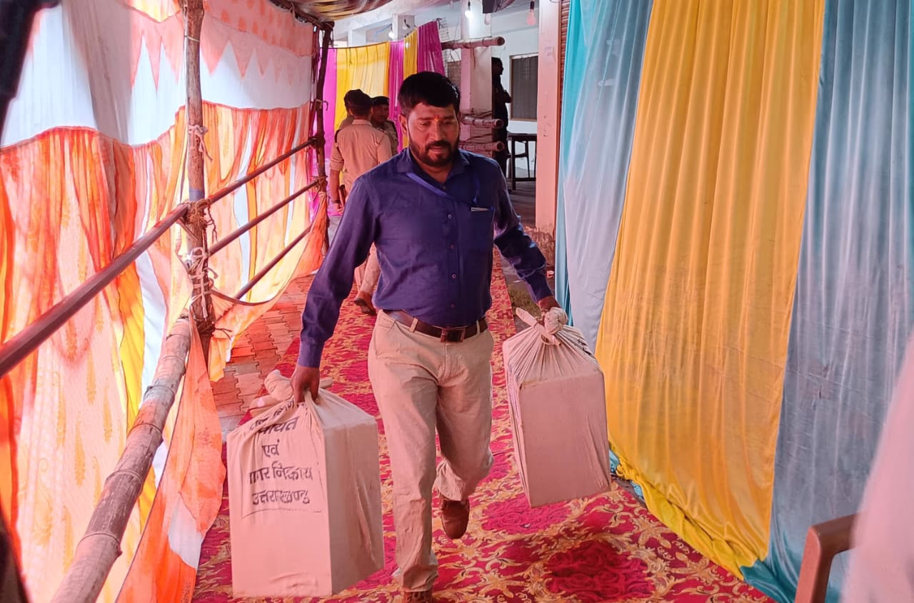 Counting in progress at Uttarakhand Panchayat elections