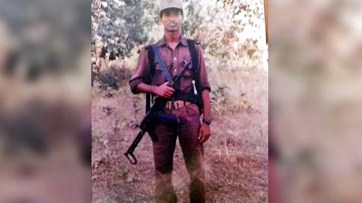 This is Naxal Madvi Hidma holding an AK-47 assault rifle. (Photo: ITG)