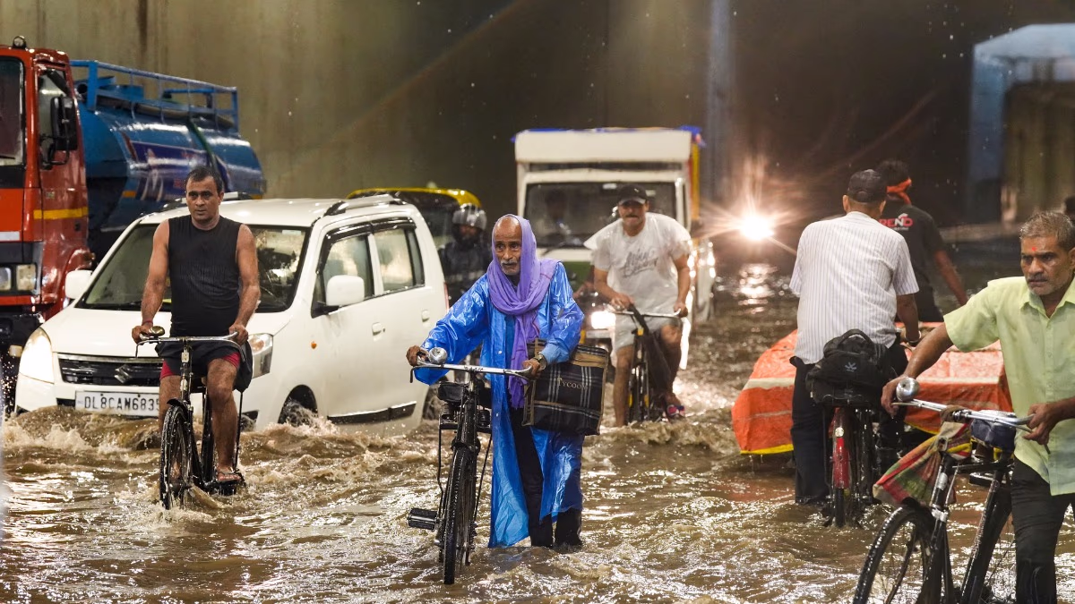 Heavy rain submerges several areas in Delhi (Photo: PTI)