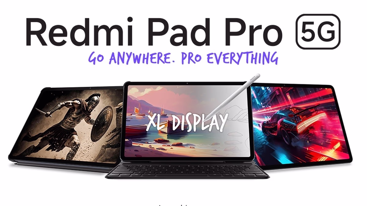 Redmi Pad Pro 5G to launch in India on July 29.
