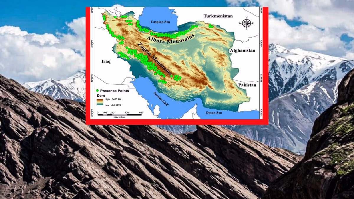 Iran encircled by mountains, seas, and marshlands. (Photo: ITG)