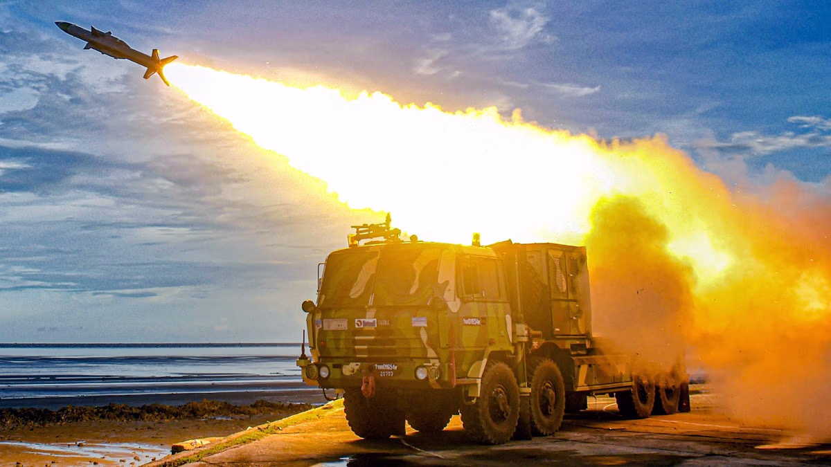 Akash missile being fired at Chandipur Test Range. (File Photo: PTI)