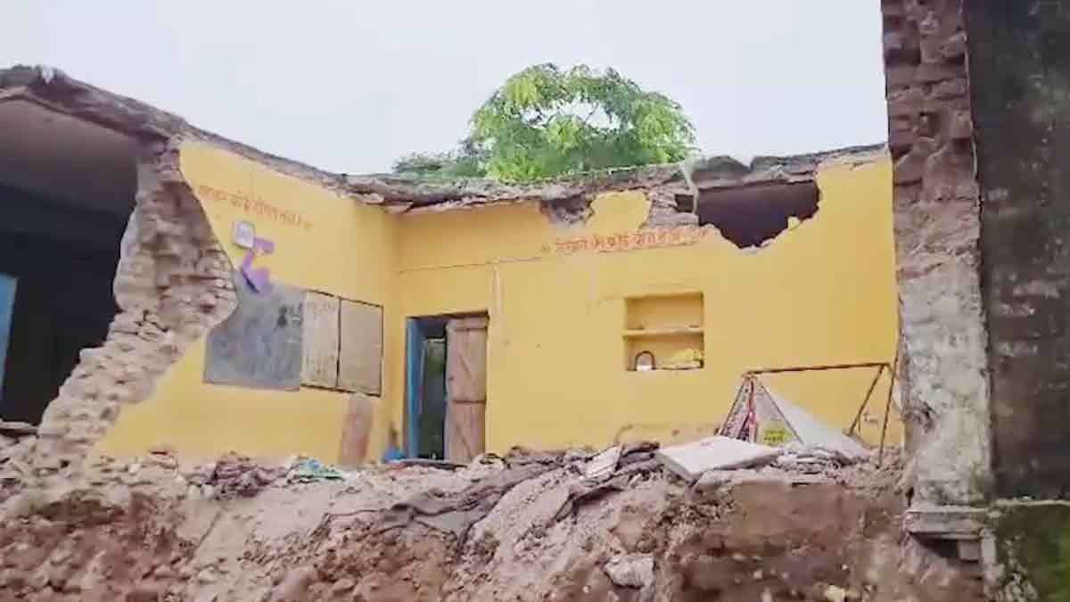 School roof collapse in Jhalawar claims seven young lives.
