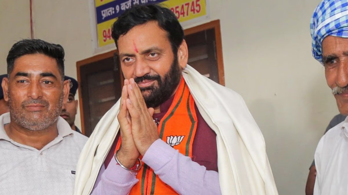 Haryana's Acting Chief Minister Nayab Singh Saini (file photo)