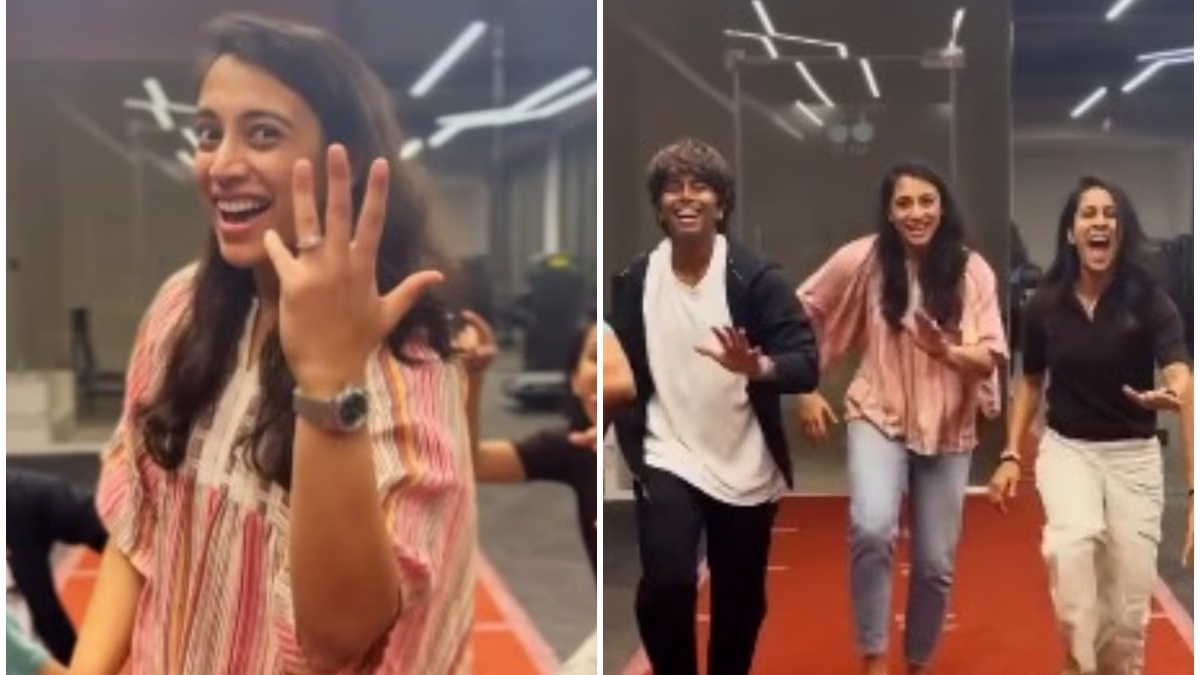 Smriti Mandhana confirmed her engagement through a video (Photo: instagram/@smriti_mandhana)