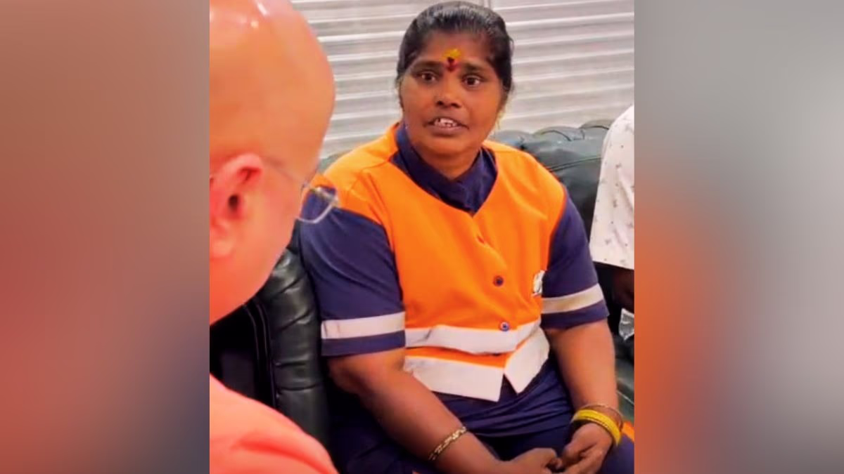 Who is sanitation worker Padma? (Photo: Screengrab)