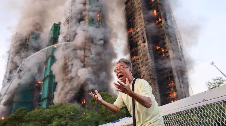 Hong Kong's most severe fire in 77 years (Photo: Reuters)