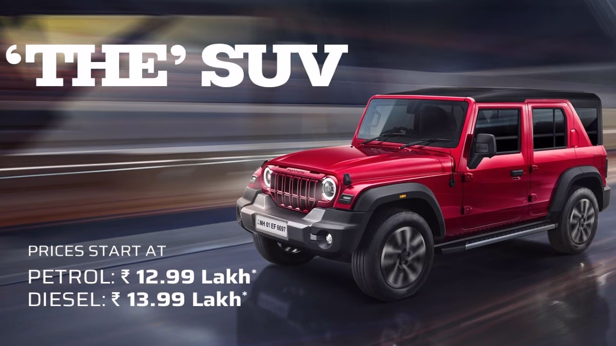 Mahindra Thar Roxx launched in India