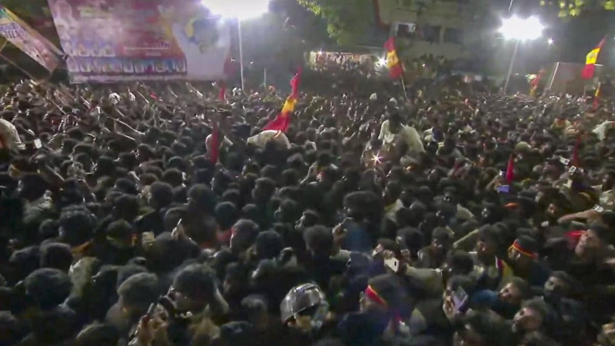 Death's Dance Amidst a Frenzied Crowd. (Photo: PTI)