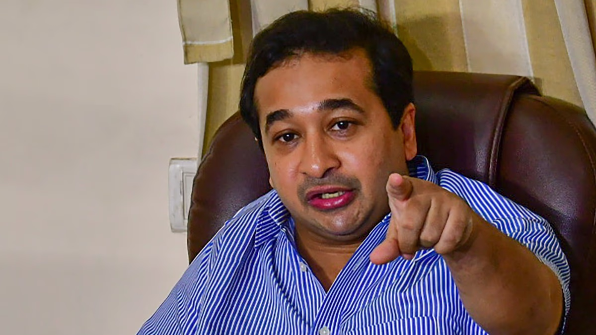 Nitesh Rane criticizes Thackeray brothers over Hindi-Marathi dispute (Photo Credit - PTI)