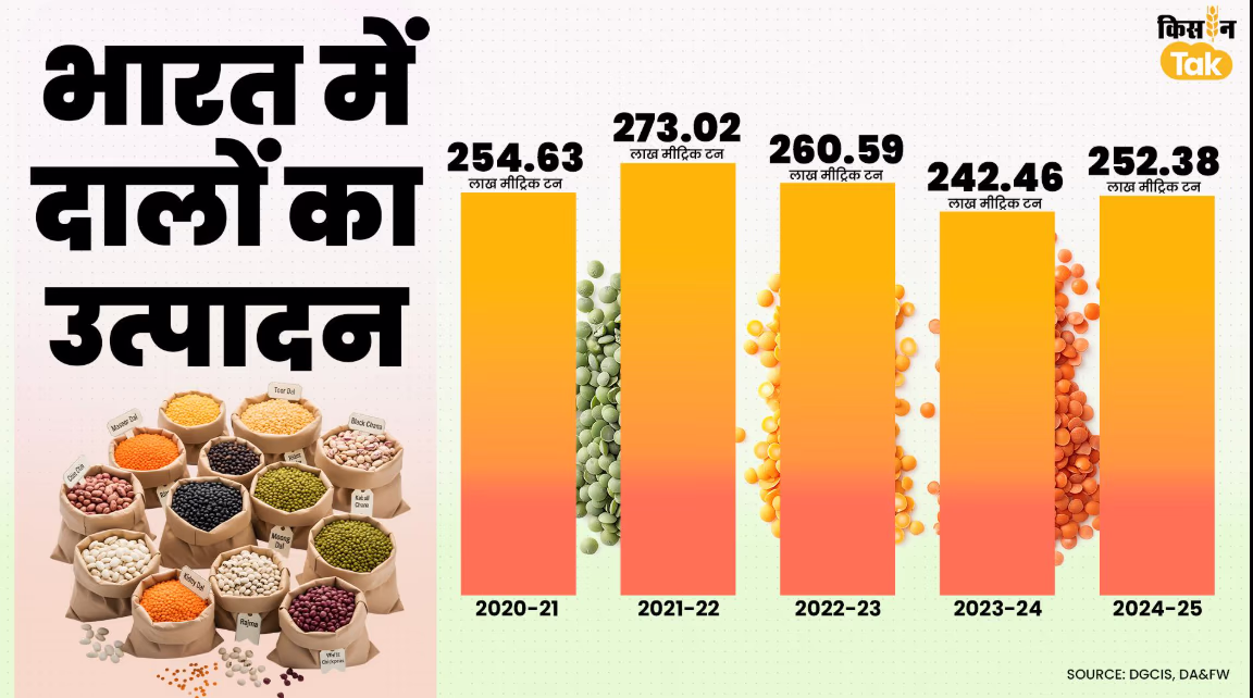 Pulse Production in India