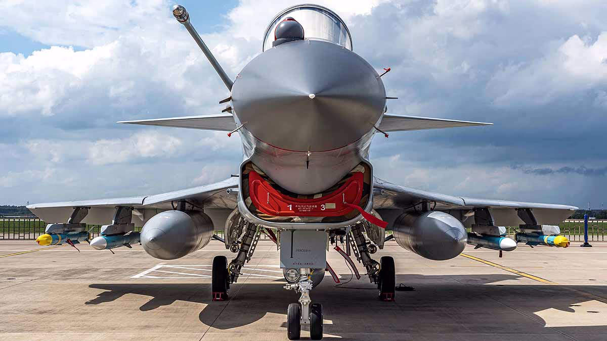 Chinese weapons in action