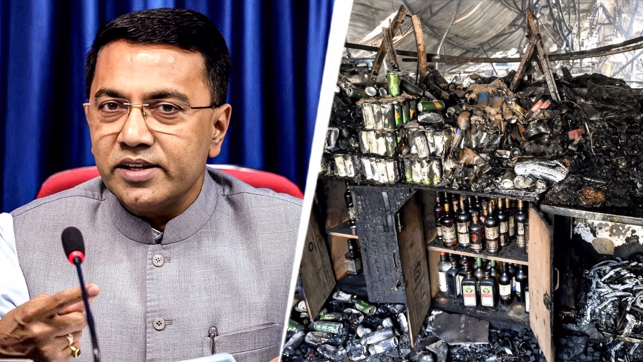 Scene of Nightclub Fire in Goa