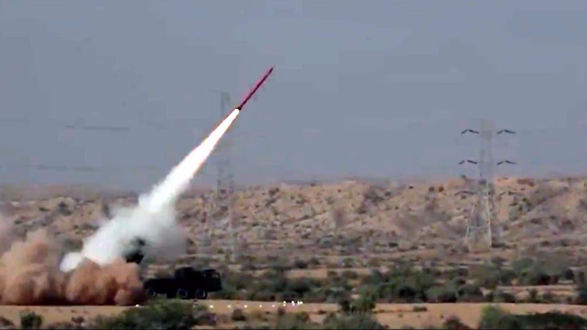 Here is Pakistan's Fatah-2 Rocket System.