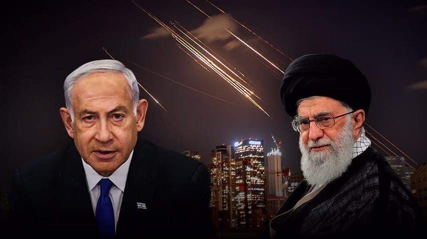Israeli Prime Minister Benjamin Netanyahu and Iran's Supreme Leader Khamenei