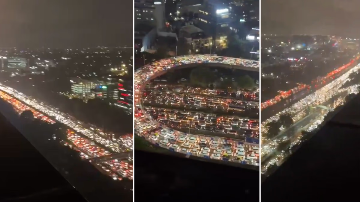 Traffic in Gurugram 