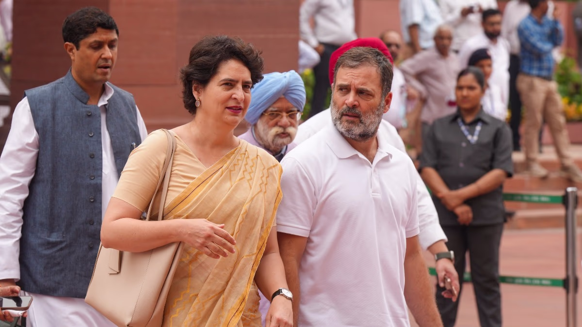 While speaking to the media, Rahul said, 'I am the opposition leader, it is my right. I am never given the chance to speak.' (Photo: PTI)