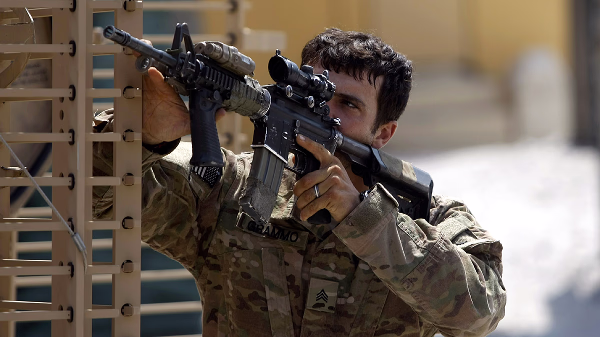 M4 Carbine discovered during Operation Mahadev
