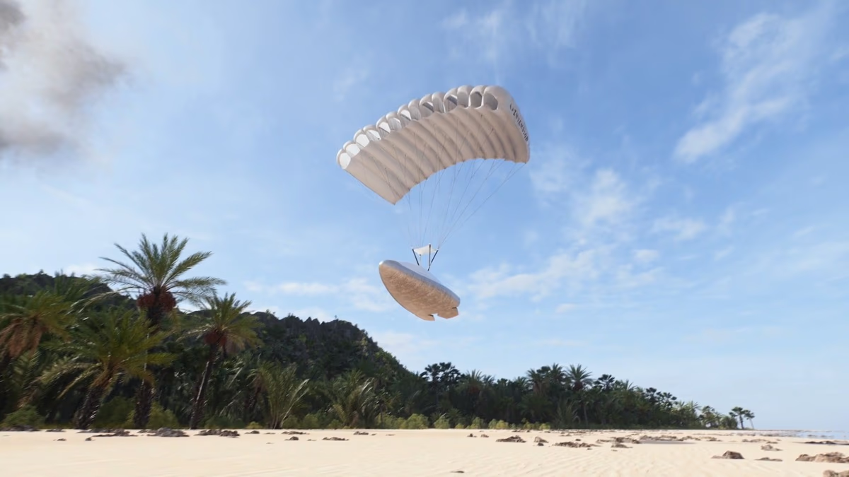 A pioneering space delivery vehicle