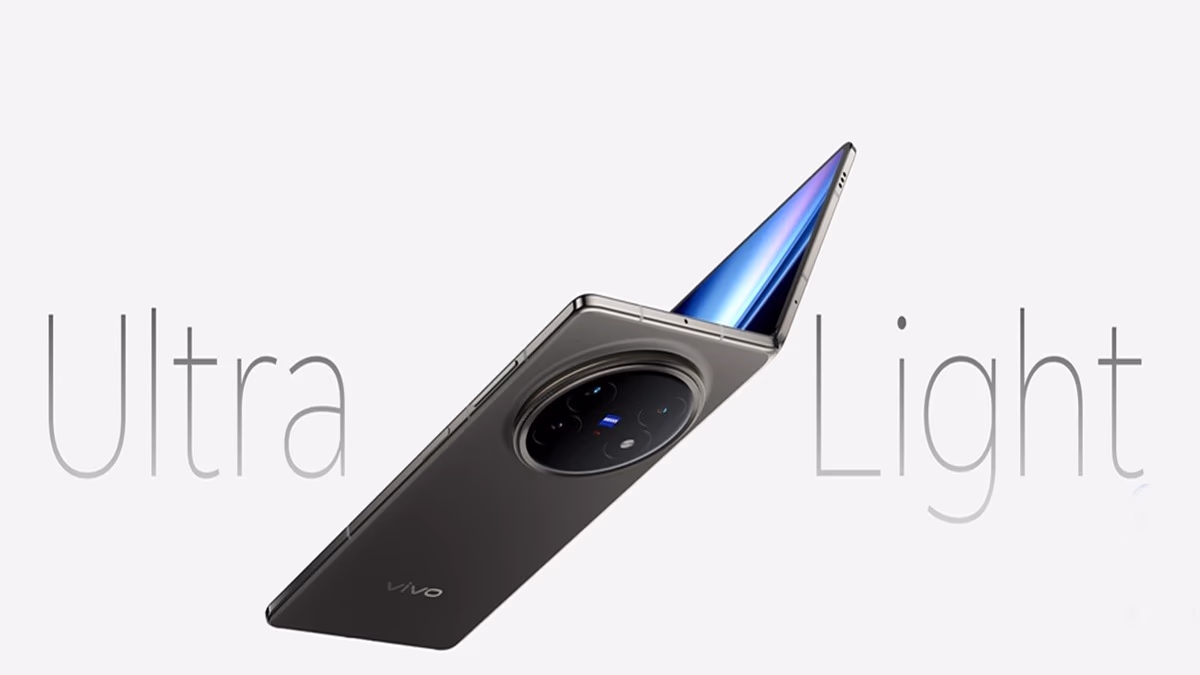 Discover the unique features of Vivo X Fold 5 launching in India, July 14, including its slim and lightweight design at just 217g.