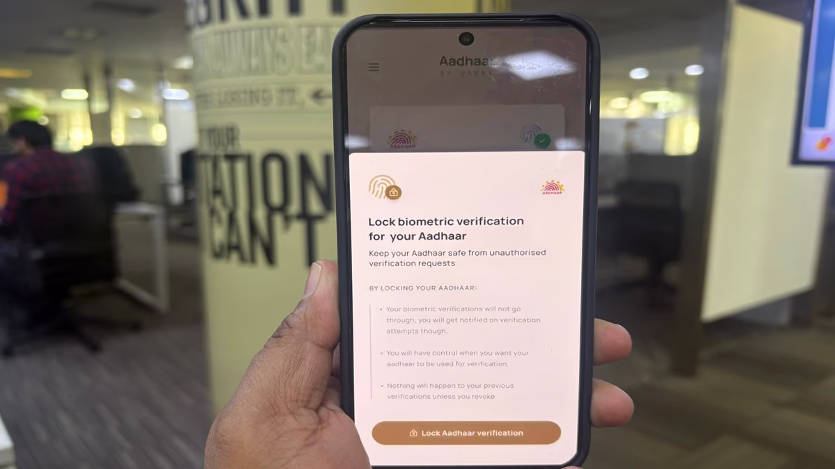 Lock Your Aadhaar Biometrics