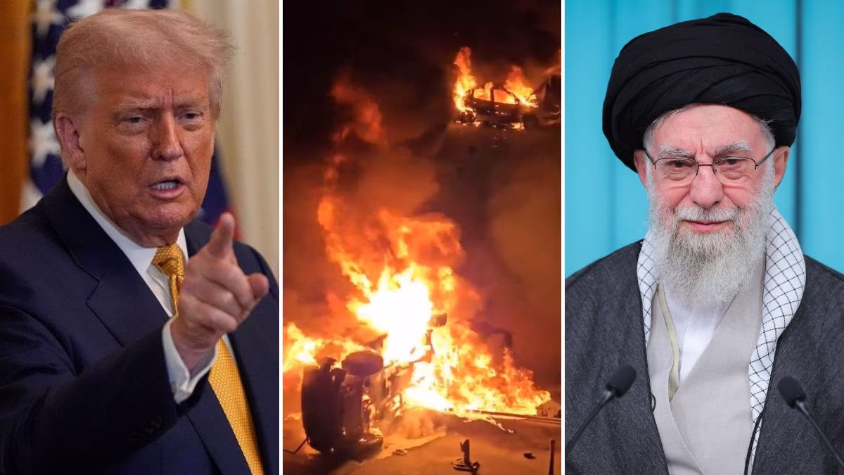 Chaos on the streets of Iran at midnight (Photo: AP)