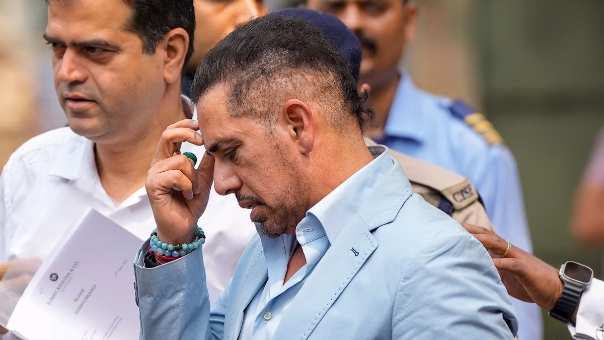 Robert Vadra was questioned for 5 hours by the ED (Photo - PTI)