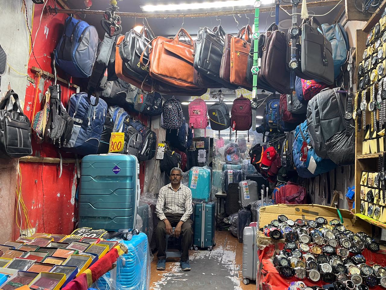 Market downturn after the Delhi blast