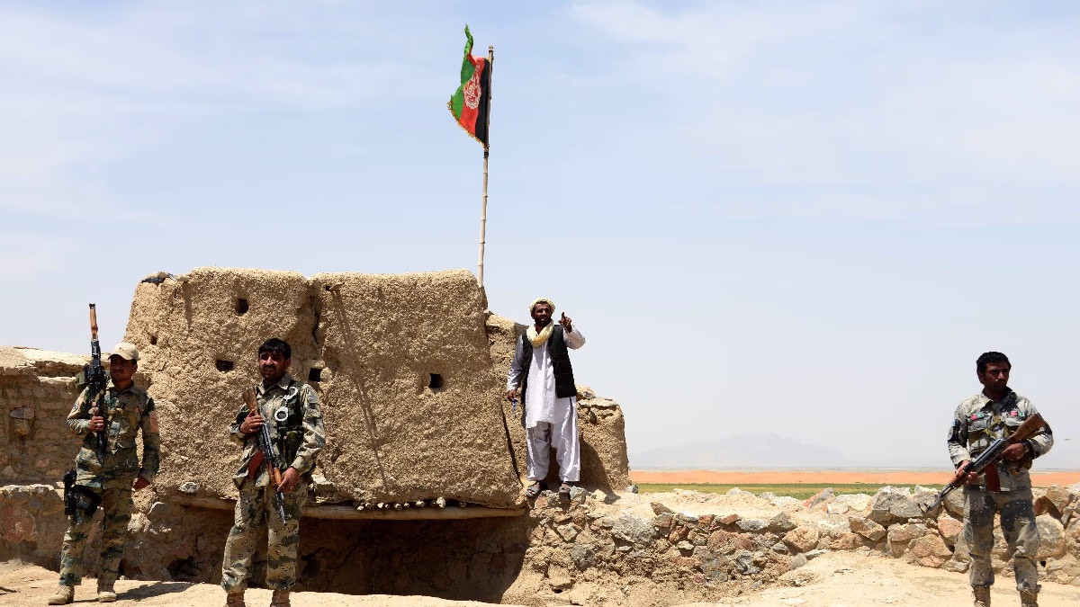 The Durand Line established in 1893