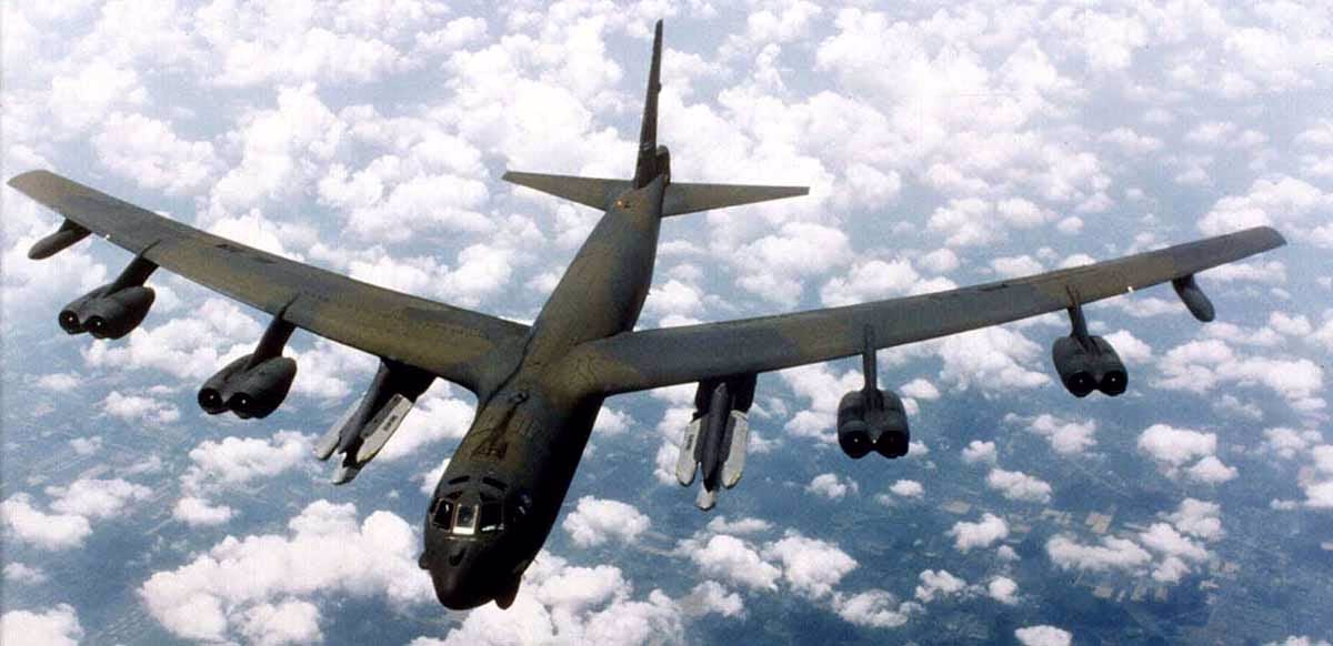 Illustration of China's apprehension towards the US B-52H bomber