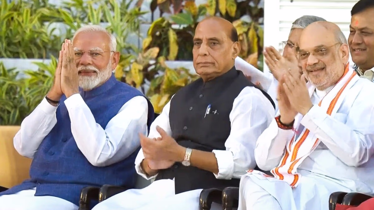 PM Modi, Rajnath Singh, Amit Shah