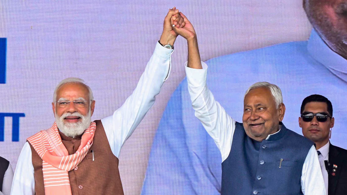 Celebrating newfound political harmony in Patna