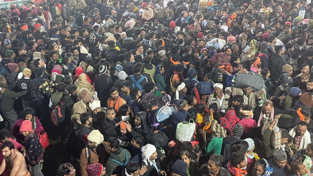 The mighty crowds converging for the Maha Kumbh.