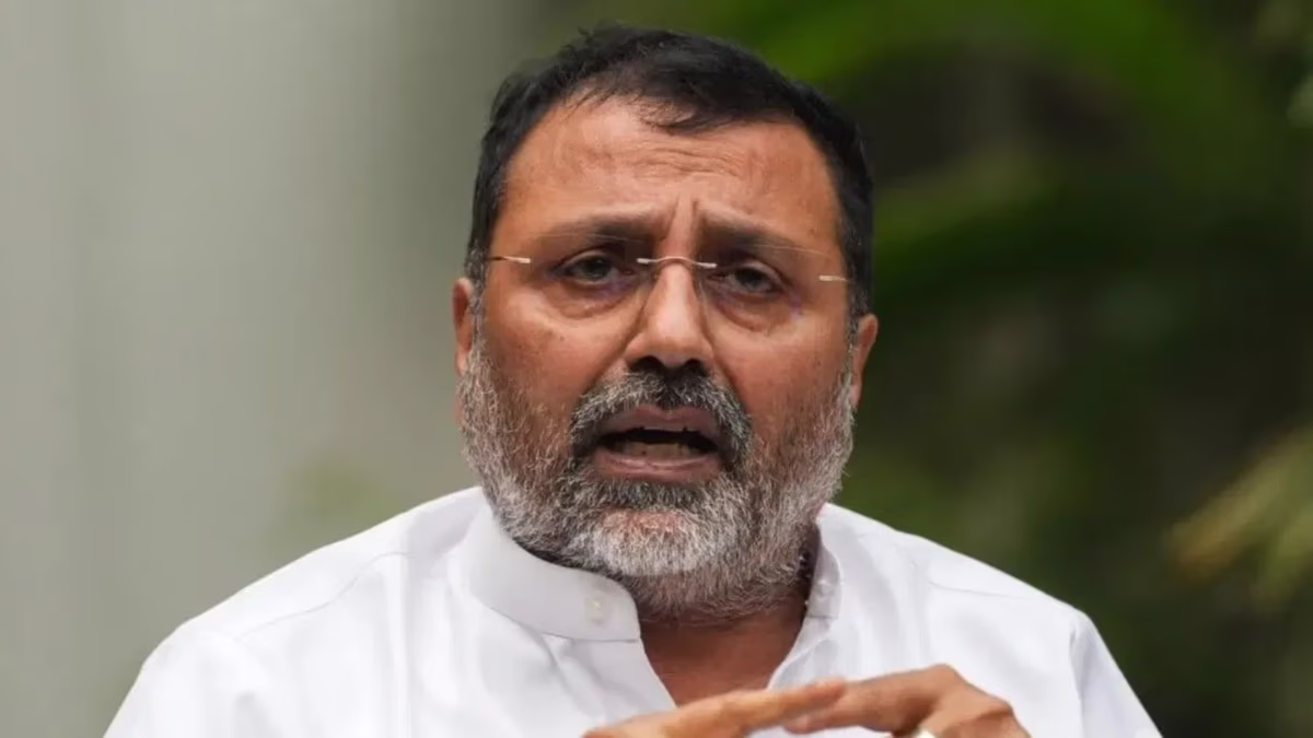 BJP Lok Sabha MP Nishikant Dubey. (PTI Photo)