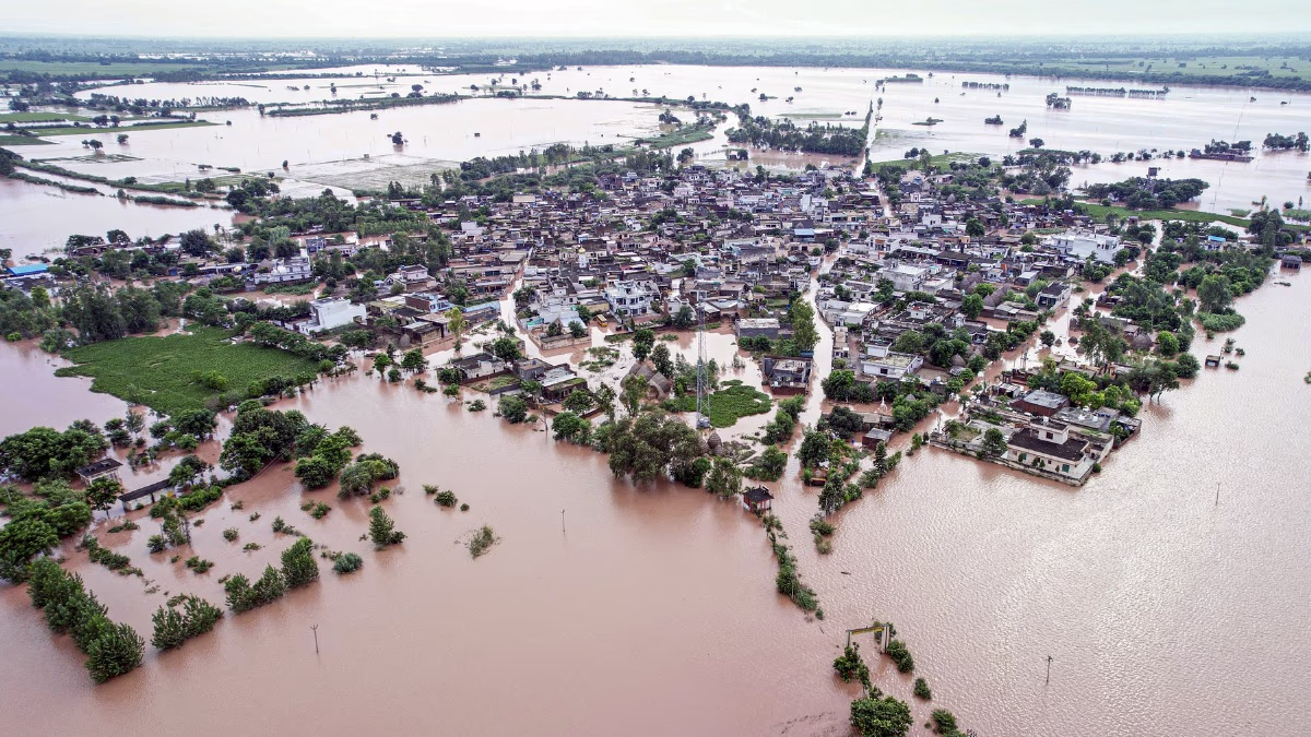 Punjab: 1902 Villages Flooded. (Photo- PTI)
