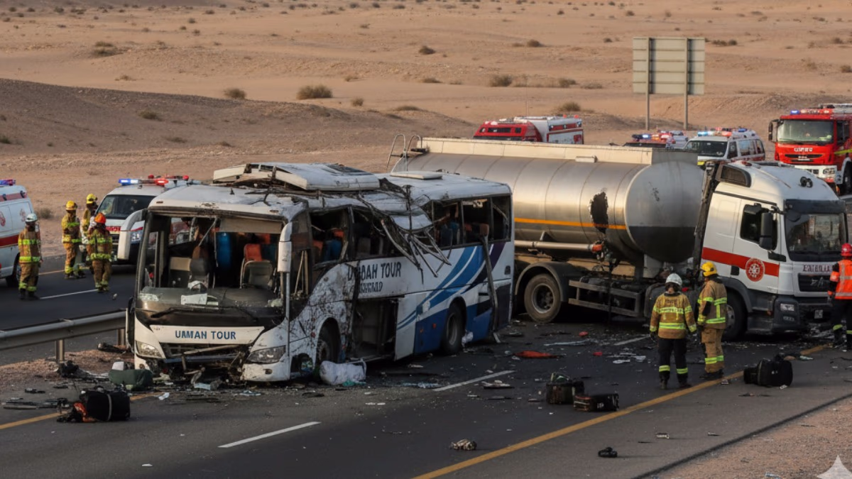 Saudi bus accident leaves Telangana in mourning, a somber atmosphere prevails at victims' homes (Photo: AI-generated)