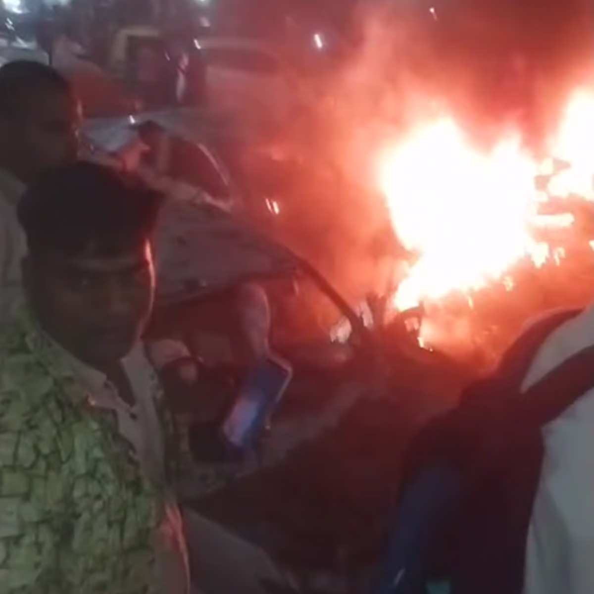 Blast in Delhi (Photo: Screengrab)